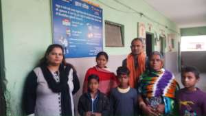 Mainstreamed students with their parents