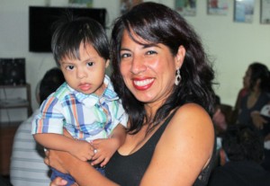 Baby with Down syndrome