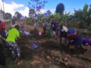 Mending the road outside the safe house