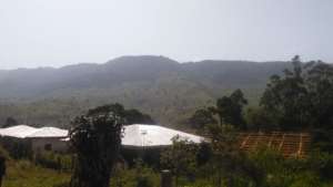 General View of Muteff, remote, rural Community.