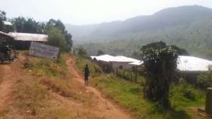 General View of Muteff, remote, rural Community