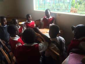 Students at akili school obambo