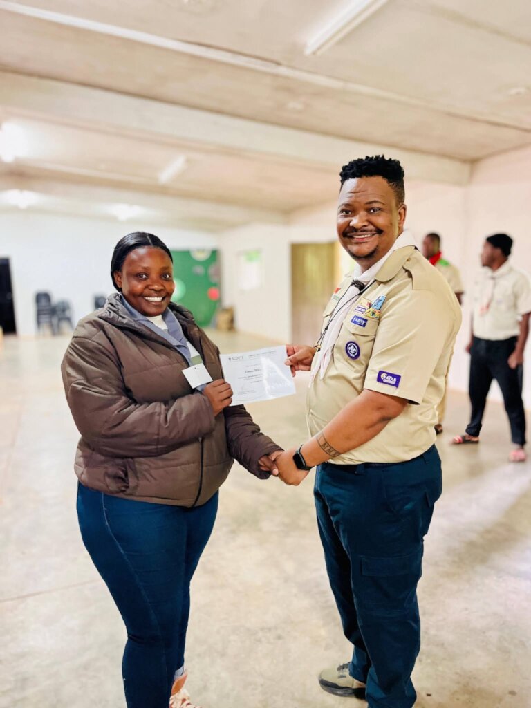 Proud moments for those who completed the Training