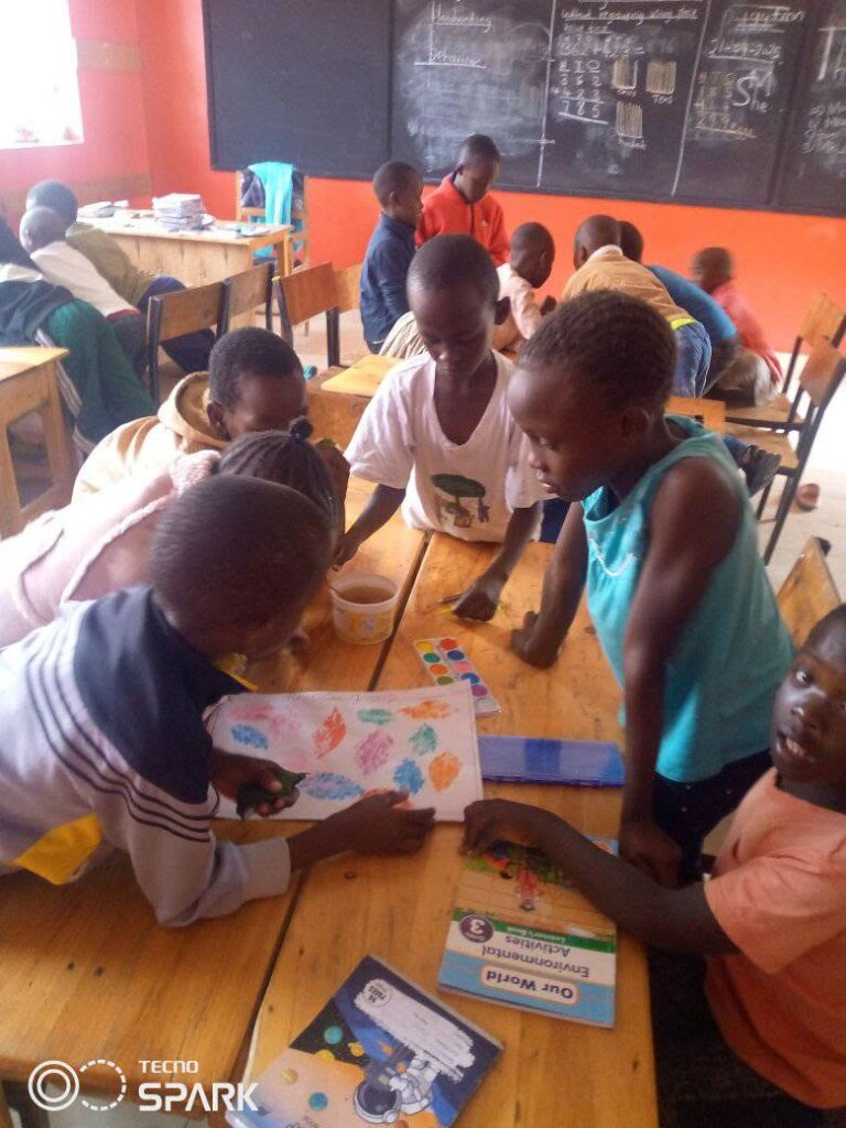 Enjoying learning with Teacher Edigah