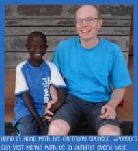 A Sponsor from Germany visiting his sponsored son