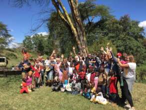 Sponsors and Children at Lake Nakuru National Park