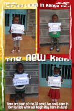 4 of the 30 new LLK Day Care Kids
