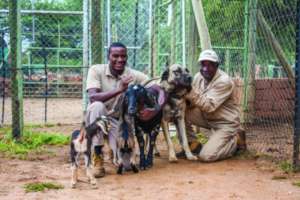 Tyapa on the left, Armas on the right