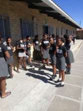 Boxgirls at the school campus