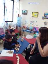 Eric and his friends in preschool class
