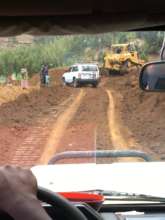 The new road to the village