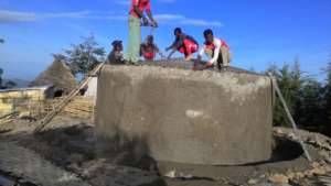 Building the water reservoir