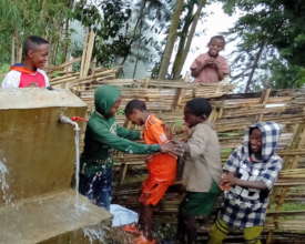 The joy of clean water!