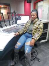 Zikhona at her new job!