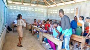 Teachers gather for training on Lagonav.