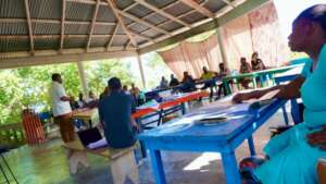 A community Child Rights Training on Lagonav.