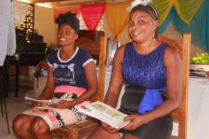 A Child Rights training session on Lagonav Island.