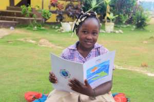 Loudia is free, safe, & enrolled in a good school.