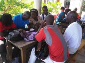 A teacher training session on Lagonav Island.