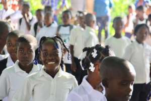 The first day of school on Lagonav Island!