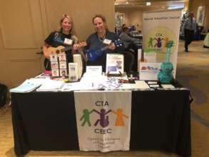 Meghann Hughes (right) at CTA Conference