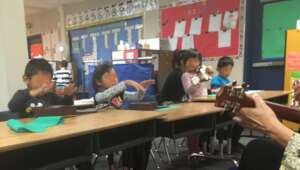 Exceptional students - faces blurred for privacy.