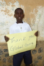 Joe says Thank you GlobalGiving Donors!