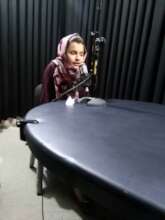 School student at Radio Meraj