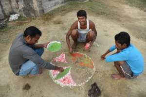 Our boys celebrating festivals