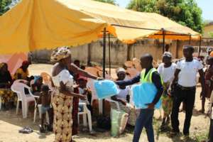 Distributing Insect Treated Nets