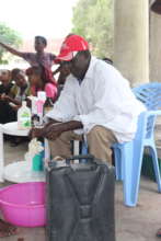 Our Street Worker Abdul all ready for First Aid!