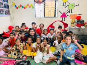 Ms. Saima Hassan visiting our preschool