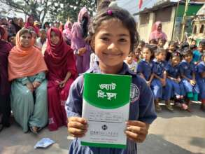 Receiving her Annual Assessment Report!