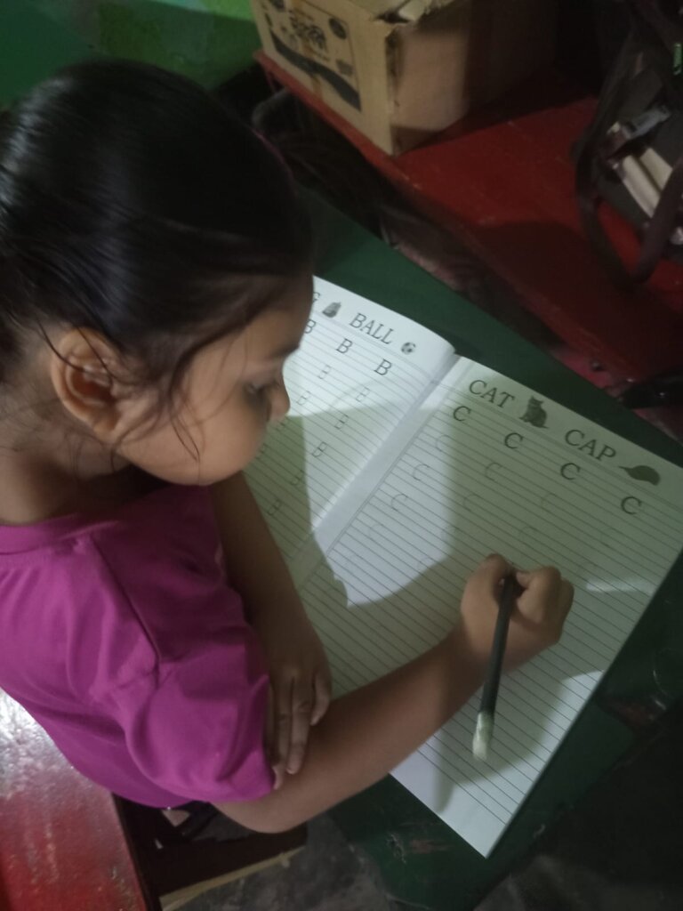 Practicing English writing