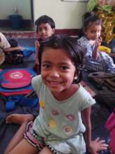 Happy to be back in school