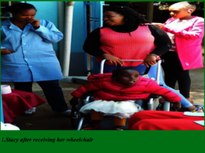 We helped Stacy get a wheelchair