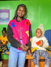 Mutugi and his mom