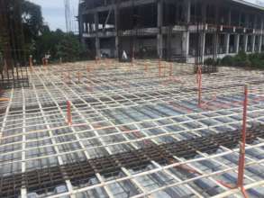 3rd storey of the Science Wing ready for concrete