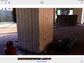 a closer view of the pavers