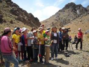 Enjoying the hike to snow leopard territory
