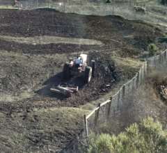 Planting pasture at Lompoc Headquarters