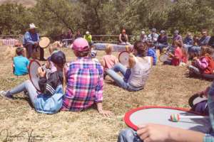 Drum Circle during Family Day