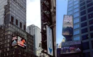 Some of RTF's NYC Billboards for Wild Horses