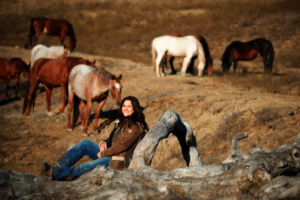 Neda alongside RTF burros-photo Meg Frederick