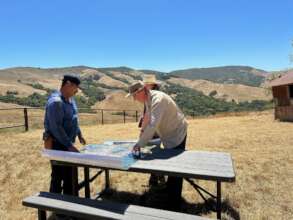 Working on the regenerative grazing project.