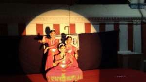 Performing at a Temple