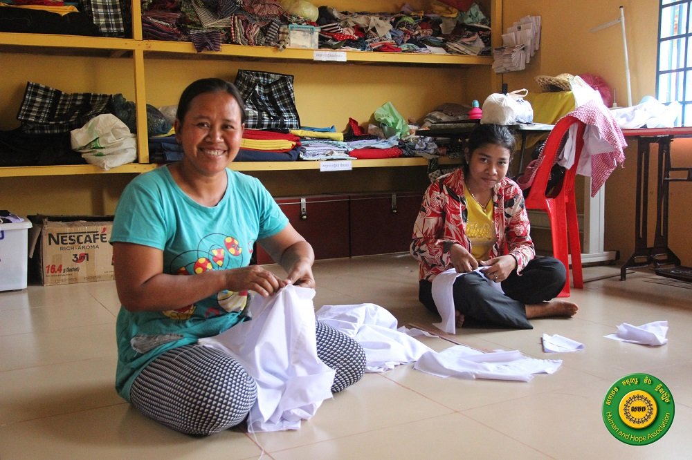 Provide Sewing Training to a Woman in Cambodia