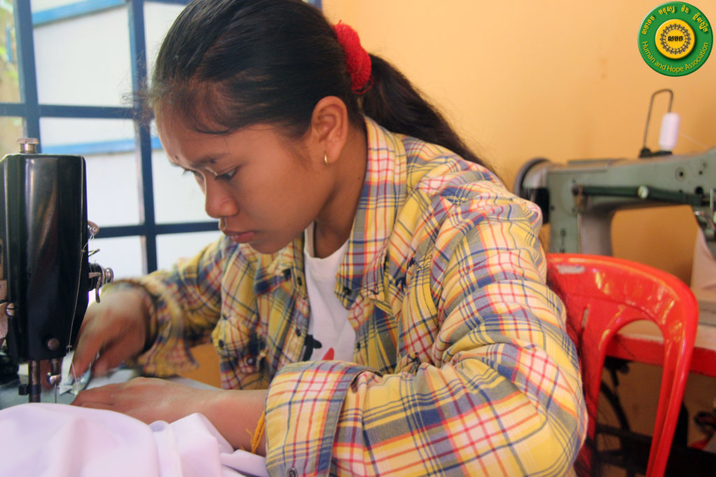 Provide Sewing Training to a Woman in Cambodia
