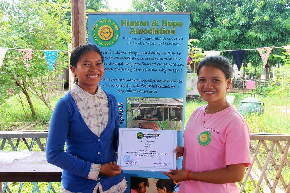 Provide Sewing Training to a Woman in Cambodia