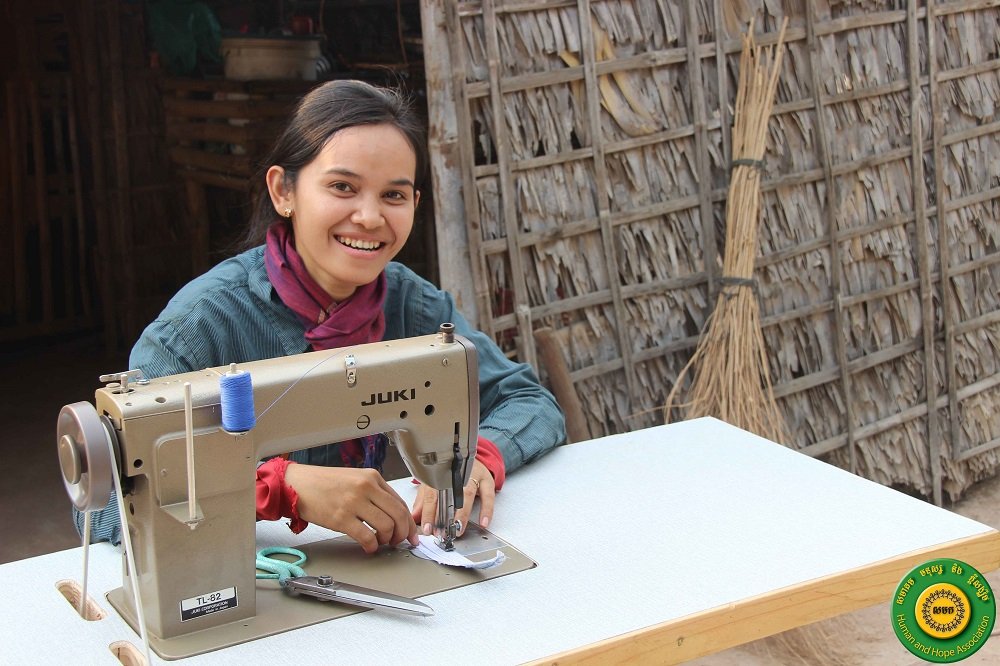 Provide Sewing Training to a Woman in Cambodia